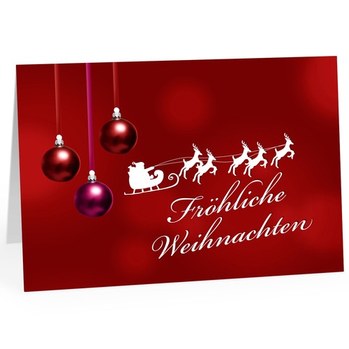 Große weihnachtskarte - große,