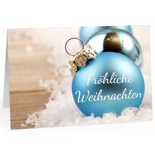 Große weihnachtskarte mit - a4,