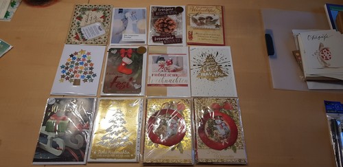 Weihnachtskarten set - set,