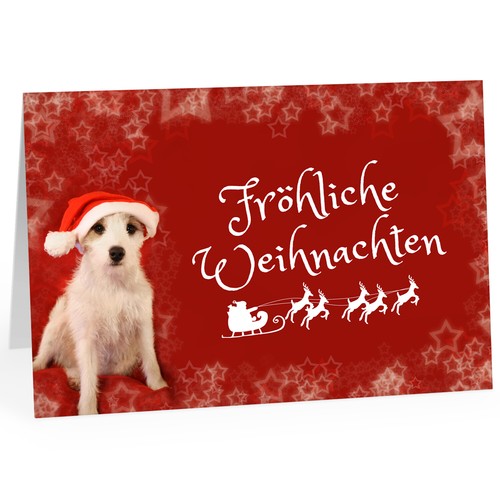 Große weihnachtskarte - große,